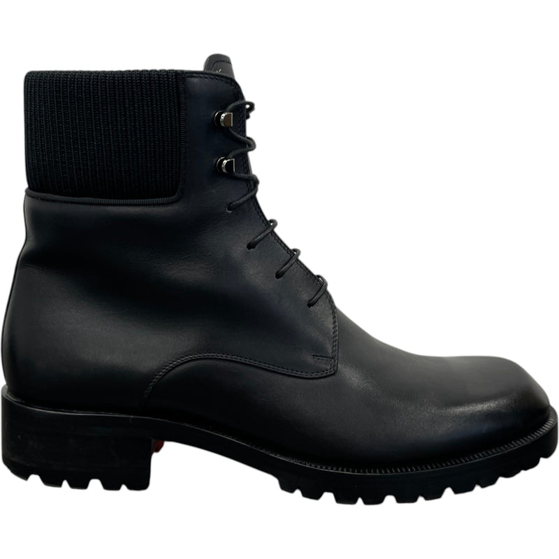 Men's Trapman Lace Up Boots Black Size UK 9 / EU 43