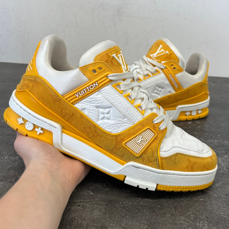 Men's Lv Low Trainers Yellow Size EU 40 / UK 6