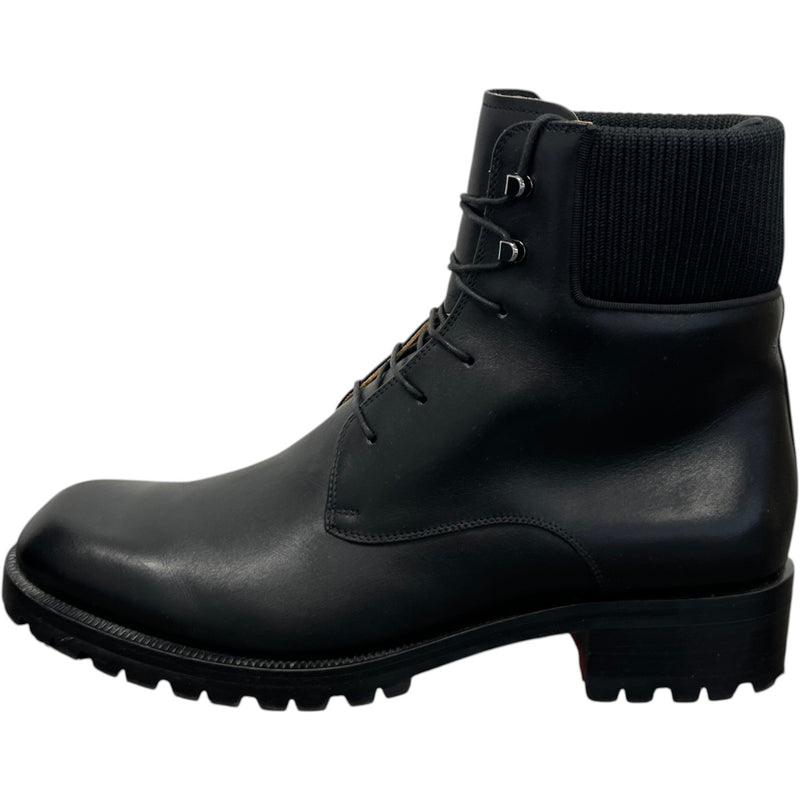 Men's Trapman Lace Up Boots Black Size UK 9 / EU 43