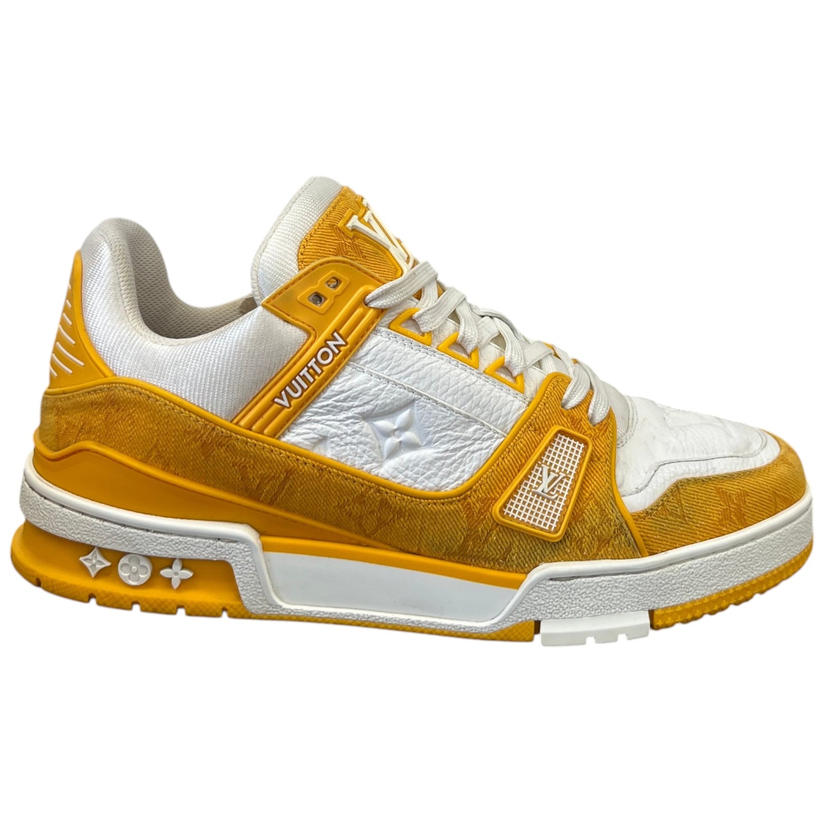 Men's Lv Low Trainers Yellow Size EU 40 / UK 6 - Photo 1