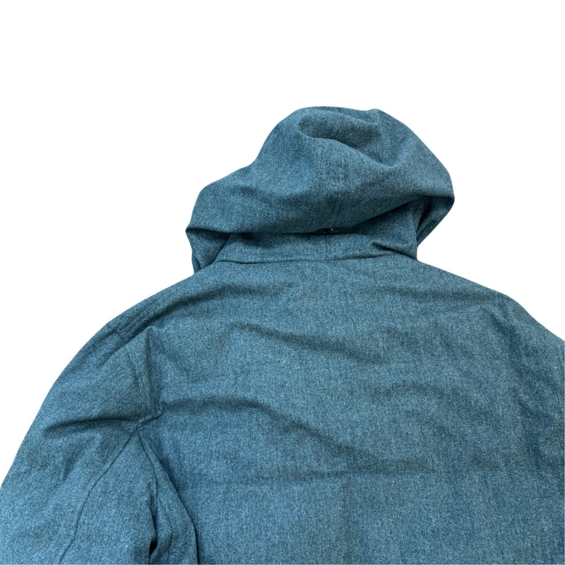 Men's Wool Down Jacket Grey Size M