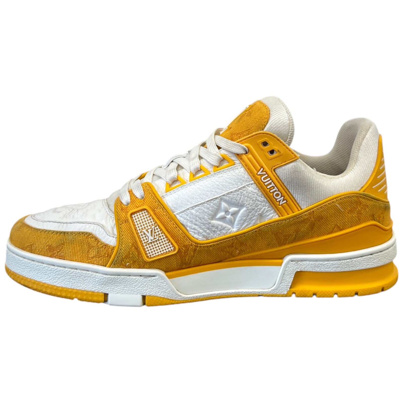 Men's Lv Low Trainers Yellow Size EU 40 / UK 6 - Photo 2