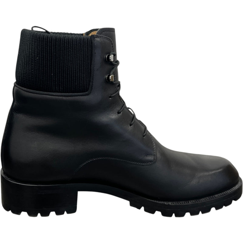 Men's Trapman Lace Up Boots Black Size UK 9 / EU 43