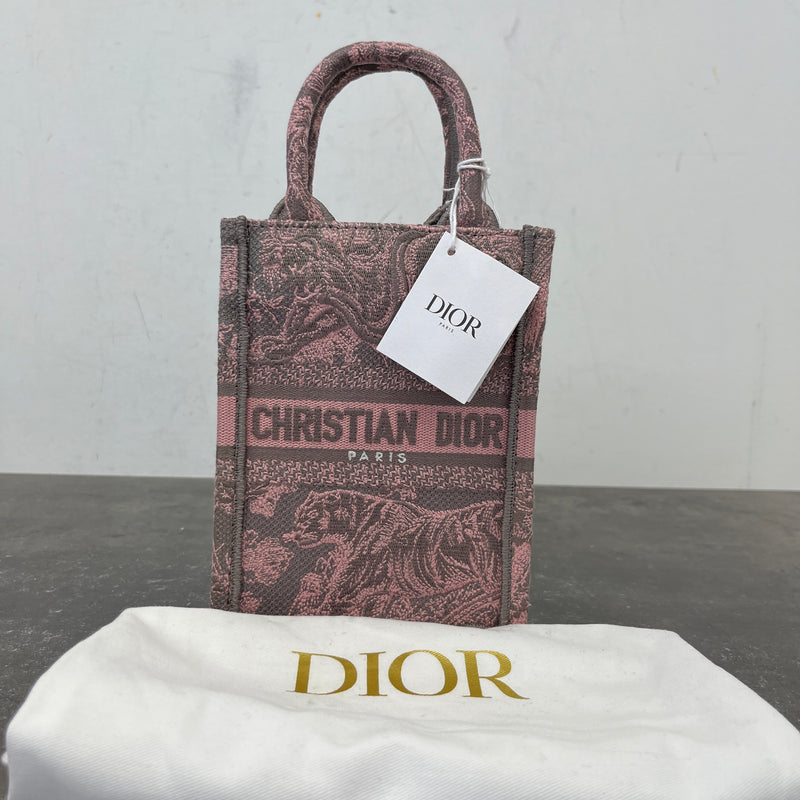 Women's Mini Book Tote Bag Pink