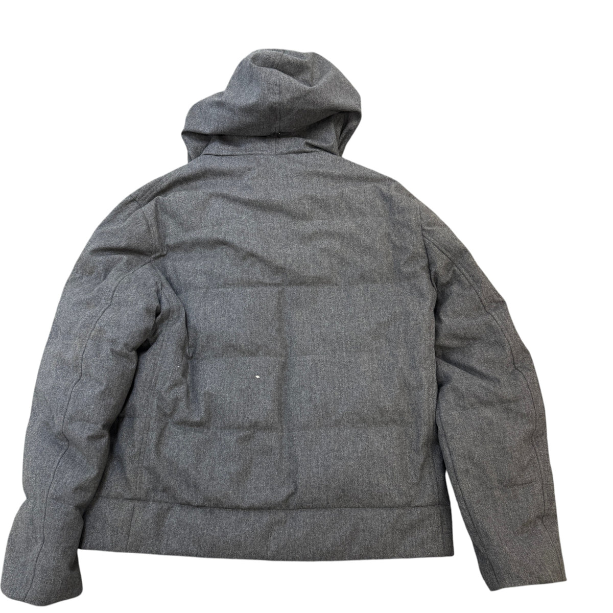 Men's Wool Down Jacket Grey Size M - Photo 2