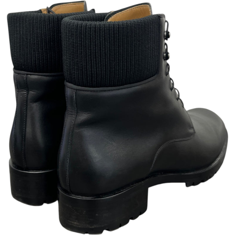 Men's Trapman Lace Up Boots Black Size UK 9 / EU 43