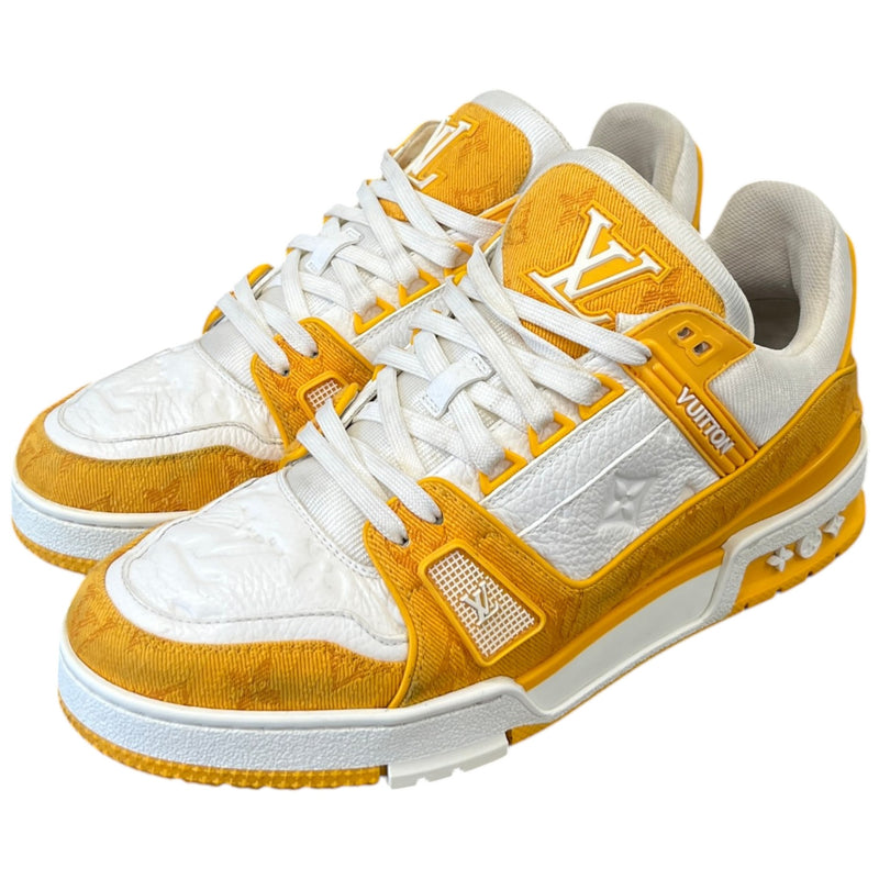Men's Lv Low Trainers Yellow Size EU 40 / UK 6
