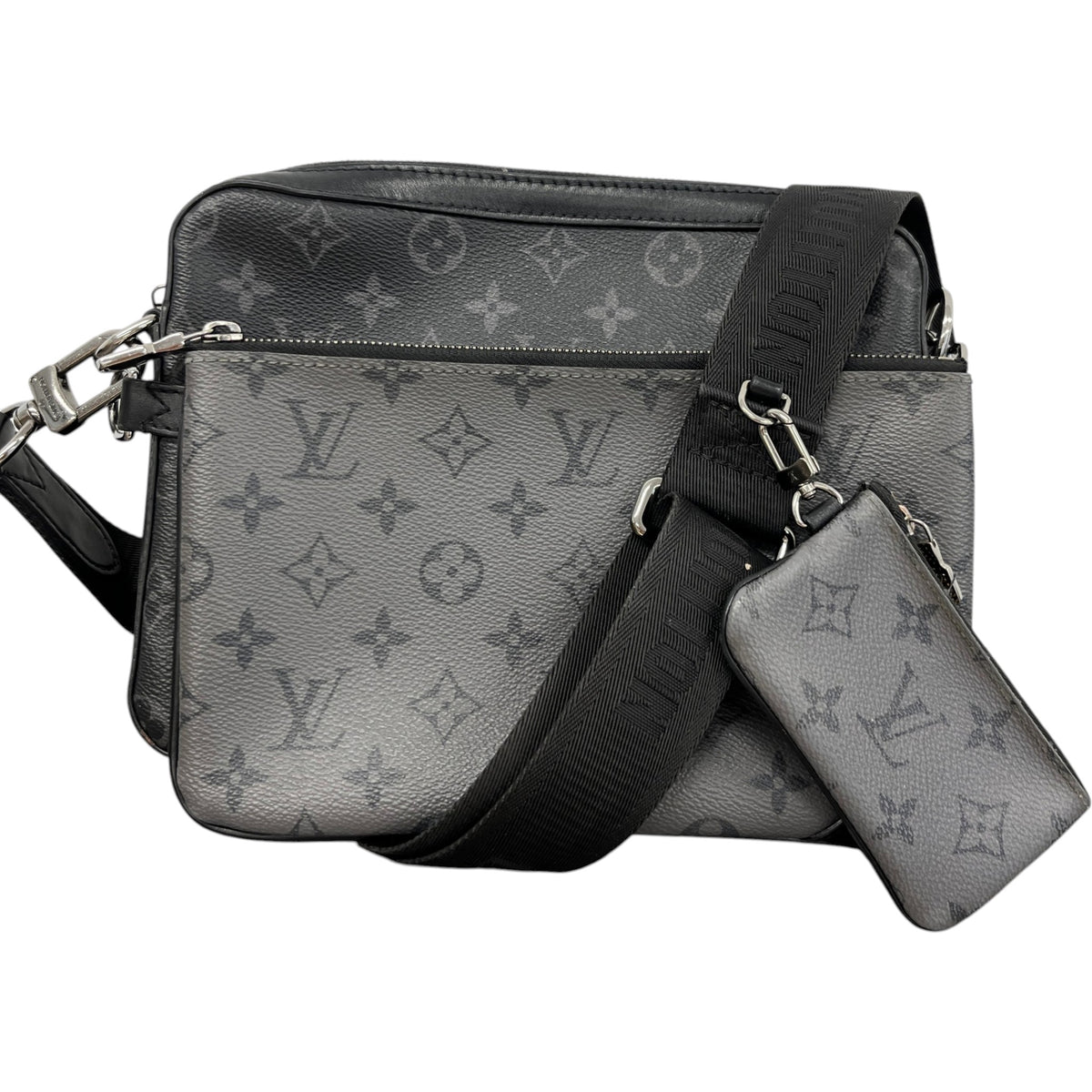 Men's Monogram Eclipse Trio Messenger Bag Black - Photo 1