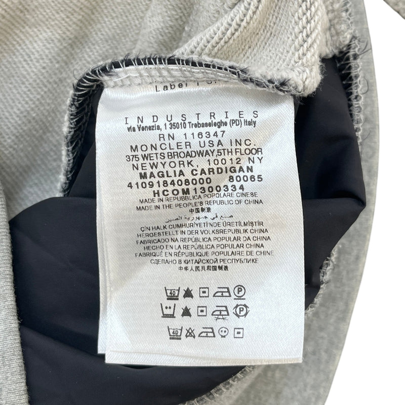 Men's Maglia Zip Up Hoodie Grey Size XS