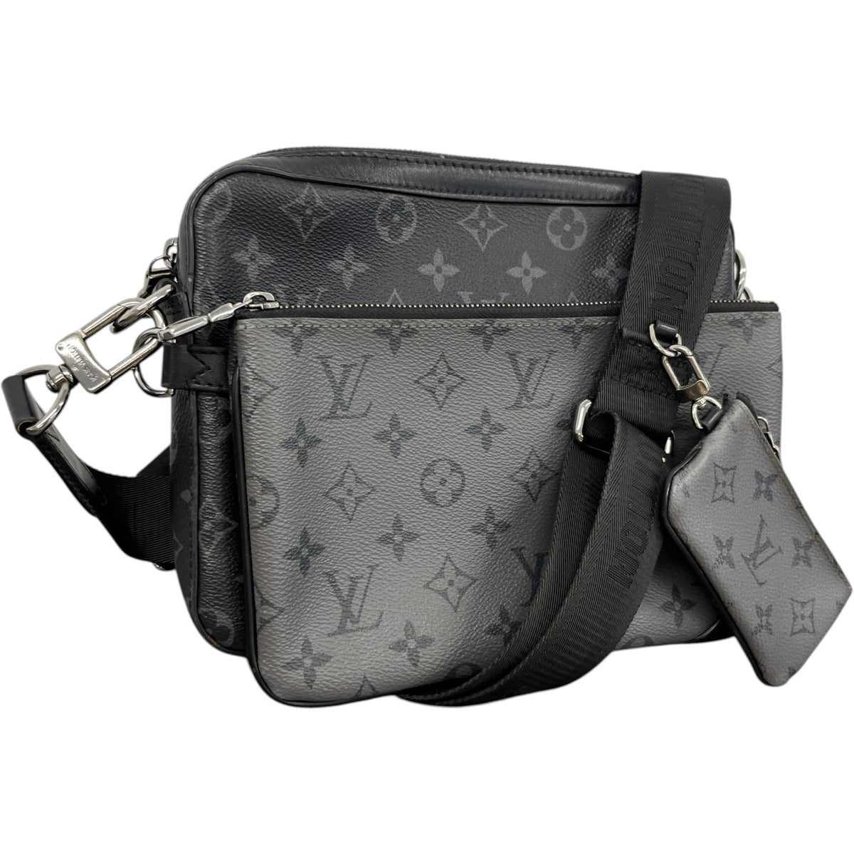 Men's Monogram Eclipse Trio Messenger Bag Black - Photo 4
