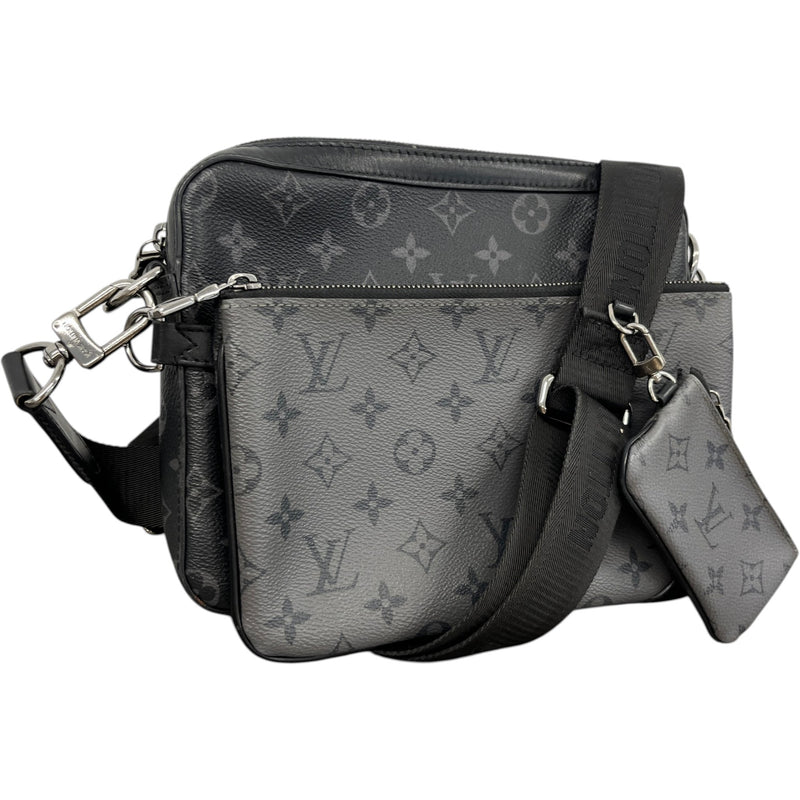 Men's Monogram Eclipse Trio Messenger Bag Black