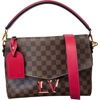 Women's Damier Ebene Beaubourg MM Handbag Brown