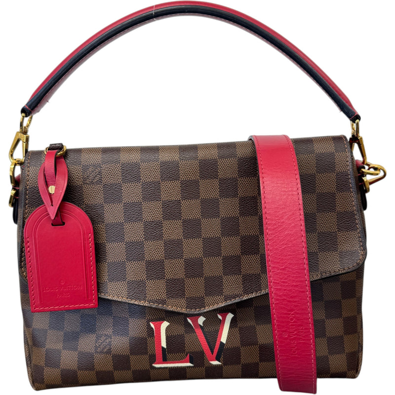Women's Damier Ebene Beaubourg MM Handbag Brown