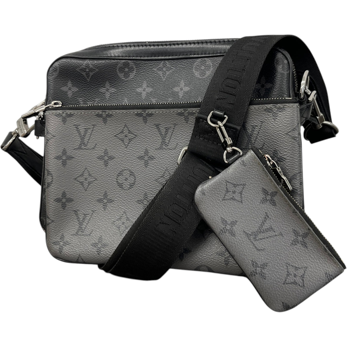 Men's Monogram Eclipse Trio Messenger Bag Black - Photo 5