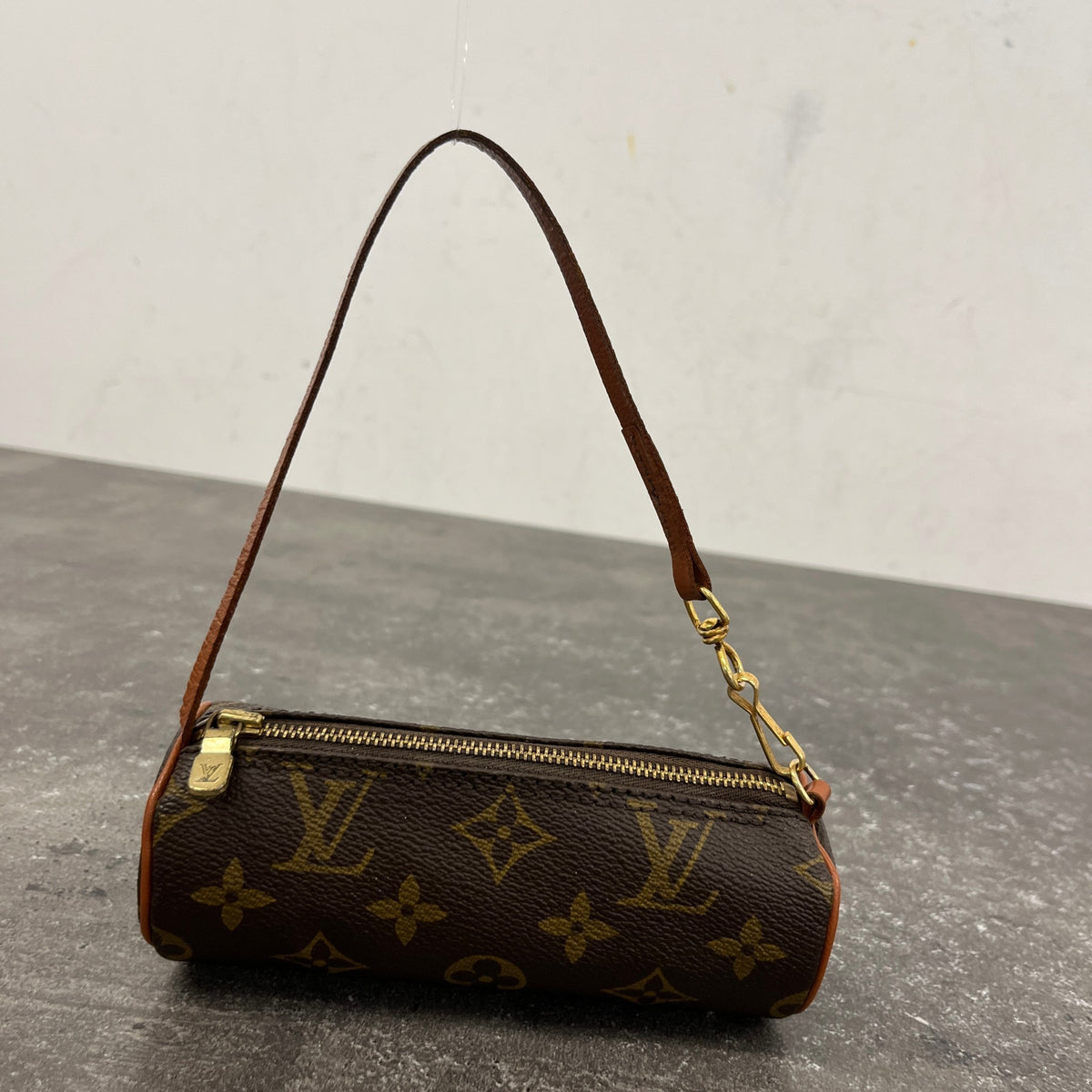 Women's Monogram Mini Papillon Handbag Brown - Photo 11