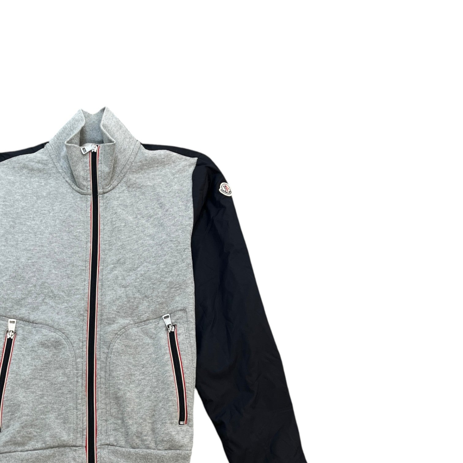 Men's Maglia Zip Up Hoodie Grey Size XS - Photo 3