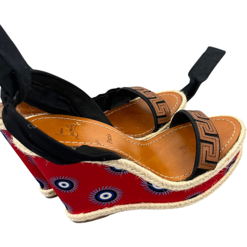 Women's Greekaba Athina des Cyclades 120 wedge Heels Brown Size UK 4 / EU 37