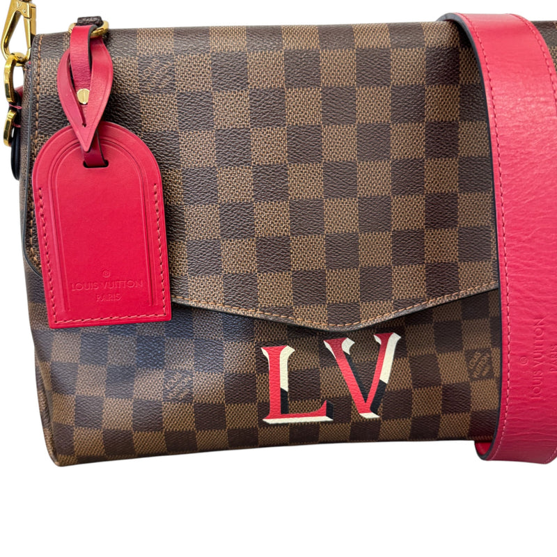 Women's Damier Ebene Beaubourg MM Handbag Brown