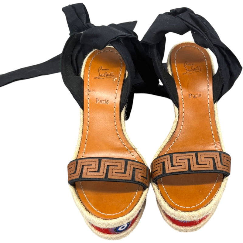 Women's Greekaba Athina des Cyclades 120 wedge Heels Brown Size UK 4 / EU 37