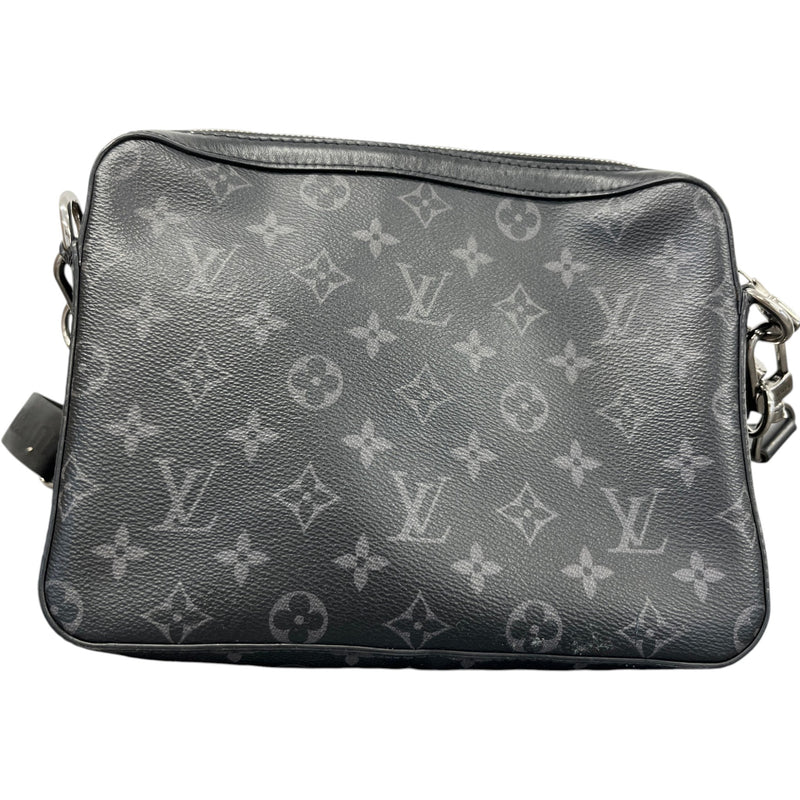 Men's Monogram Eclipse Trio Messenger Bag Black