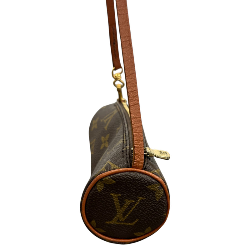 Women's Monogram Mini Papillon Handbag Brown