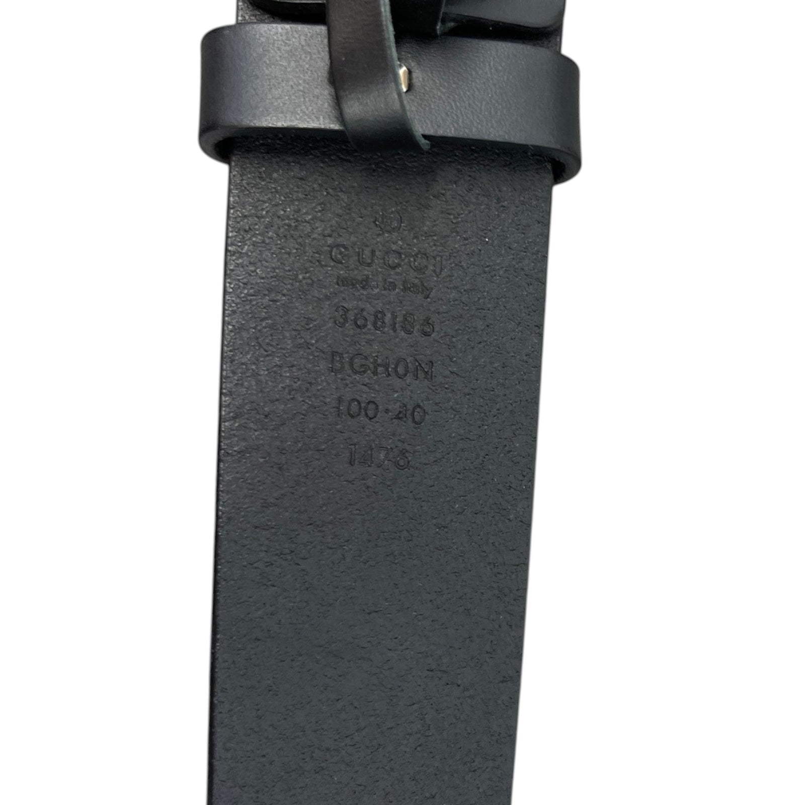 Men's Interlocking G Belt Black Size Waist 40" - Photo 6