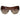 Women's 651B 945/13 Shield Swarovski Sunglasses Brown