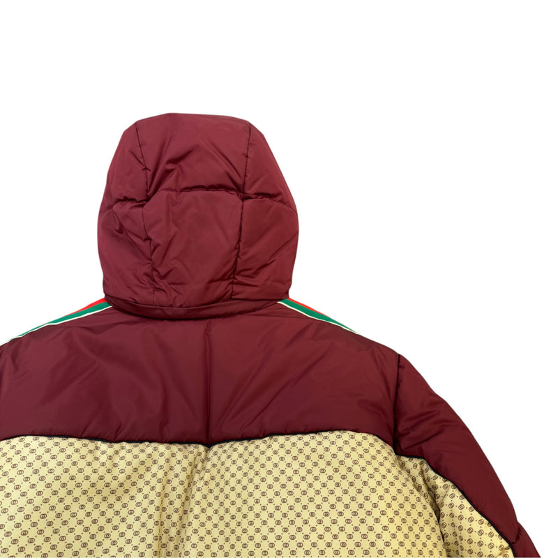 Women's GG Parachute Down Jacket Burgundy Size M / UK 10