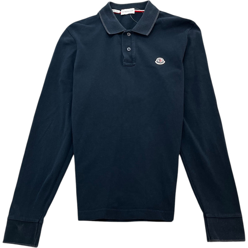 Men's Maglia Polo Shirt Navy Size M