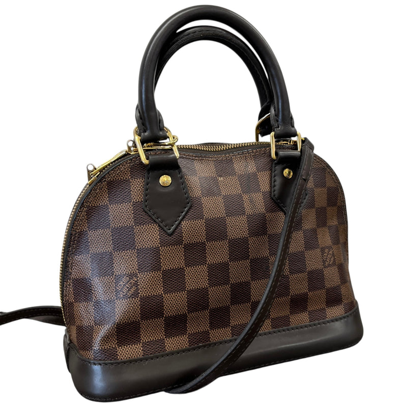 Women's Damier Ebene Alma BB Handbag Brown
