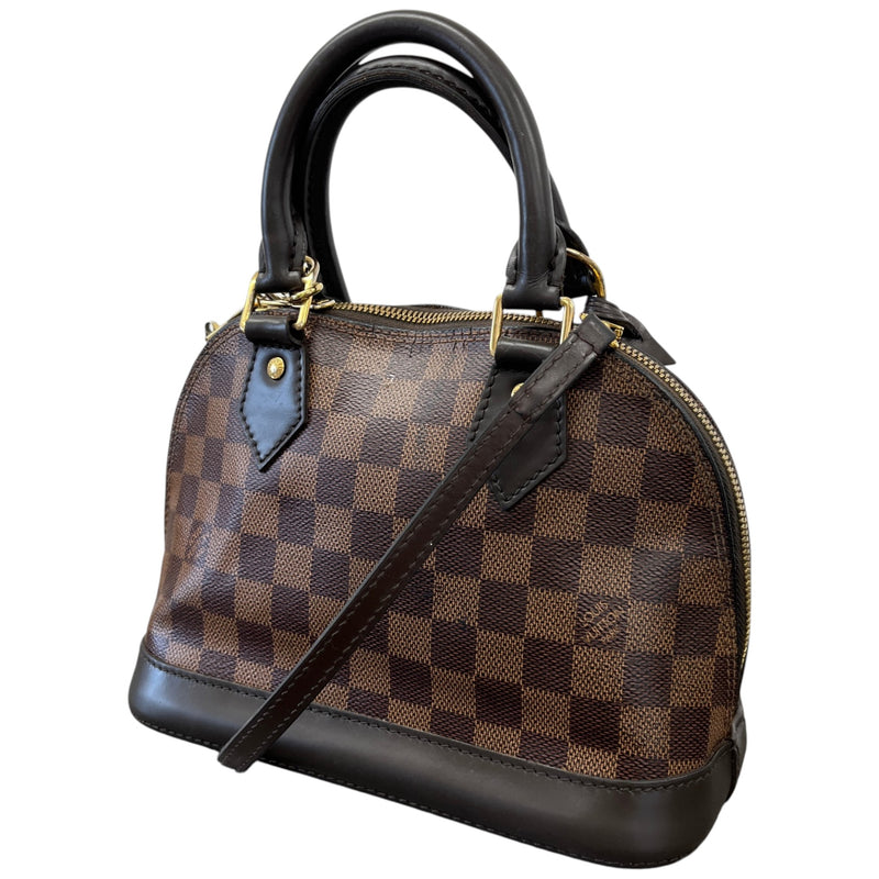 Women's Damier Ebene Alma BB Handbag Brown