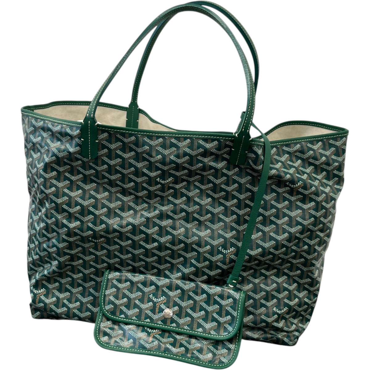 Women's Saint Louis Tote Handbag Green - Photo 4