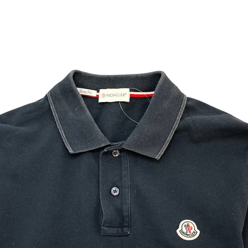 Men's Maglia Polo Shirt Navy Size M