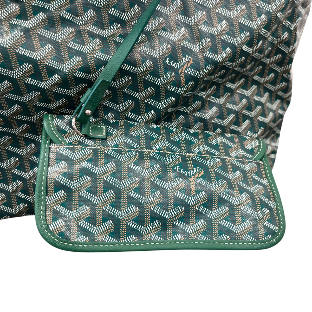 Women's Saint Louis Tote Handbag Green - Photo 12