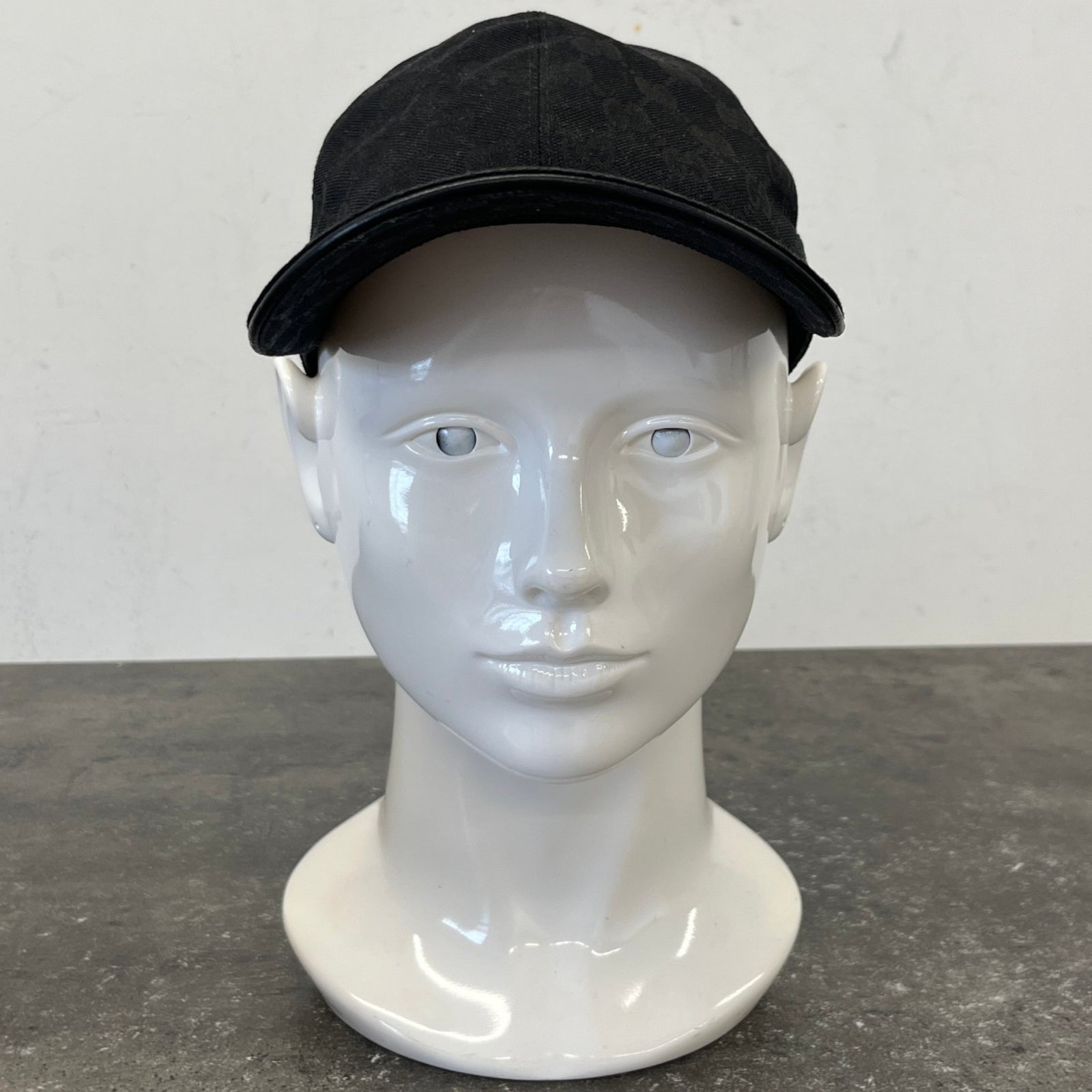 Men's Gg Supreme Web Cap Black Size S - Photo 10
