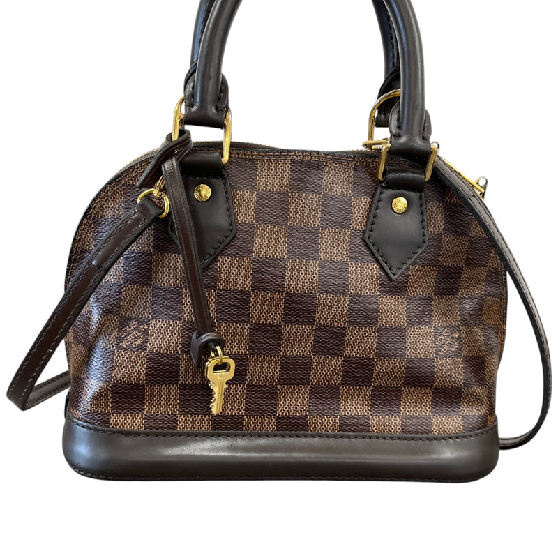 Women's Damier Ebene Alma BB Handbag Brown