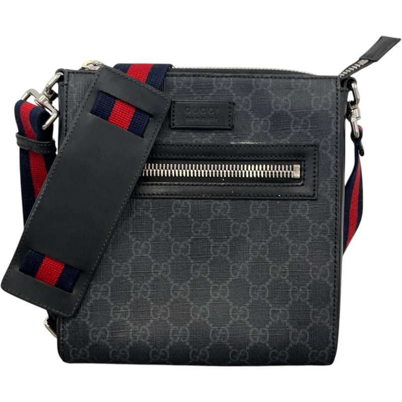 Men's Gg Supreme Messenger Bag Grey