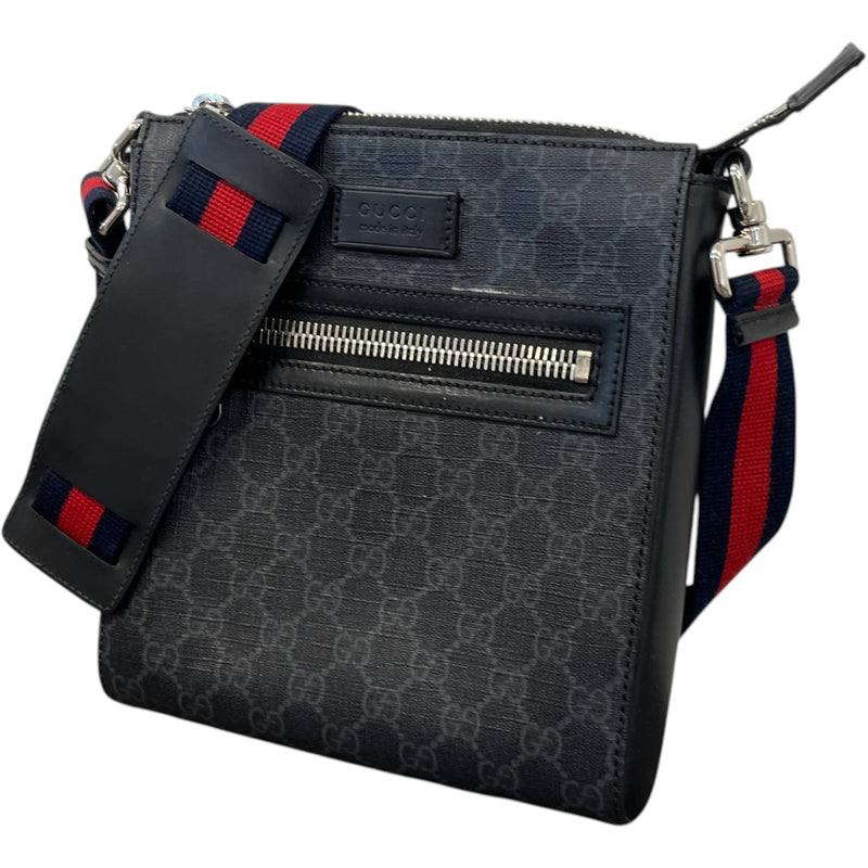 Men's Gg Supreme Messenger Bag Grey