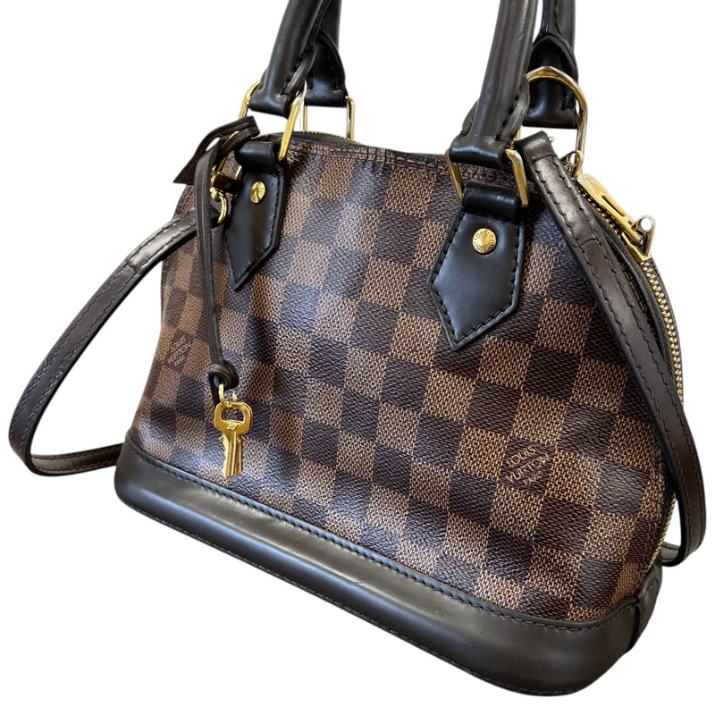 Women's Damier Ebene Alma BB Handbag Brown