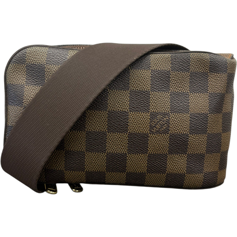 Men's Damier Ebène Geronimos Belt Bag Brown