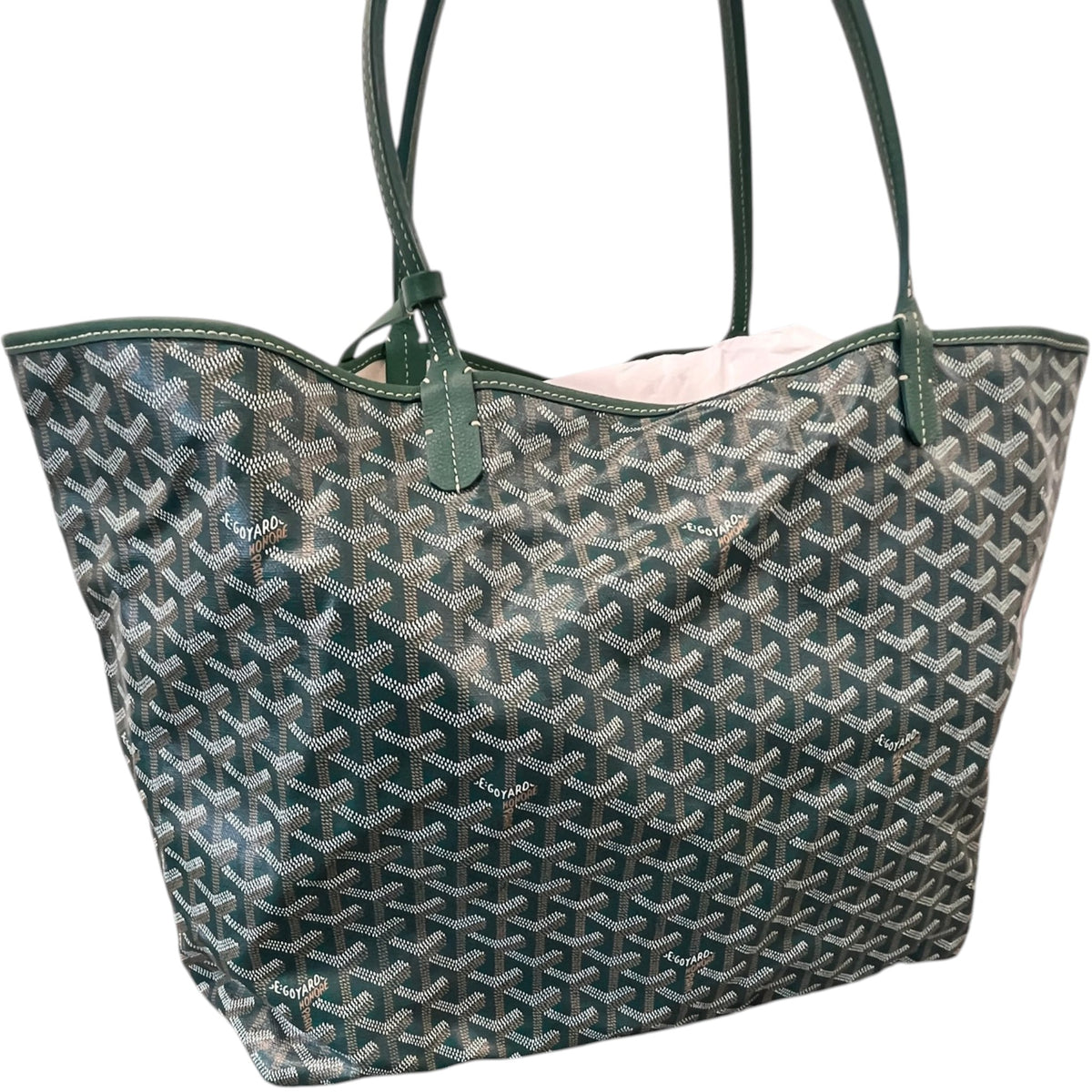 Women's Saint Louis Tote Handbag Green - Photo 8