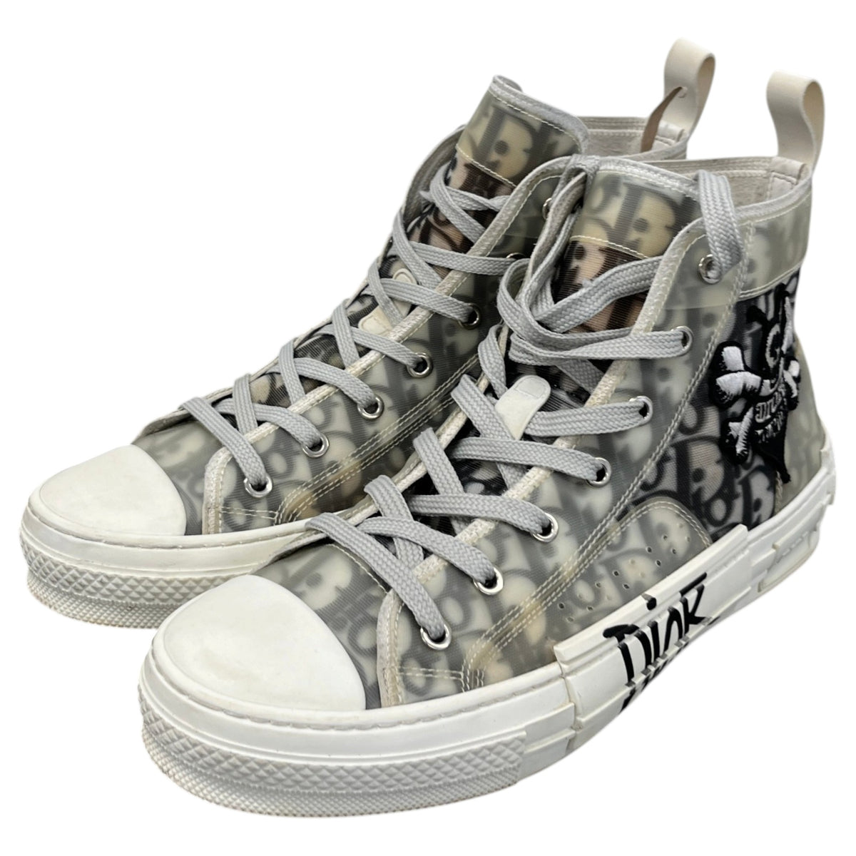 Men's x Shawn Stussy B23 High Trainers Grey Size UK 7.5 / EU 41.5 - Photo 9