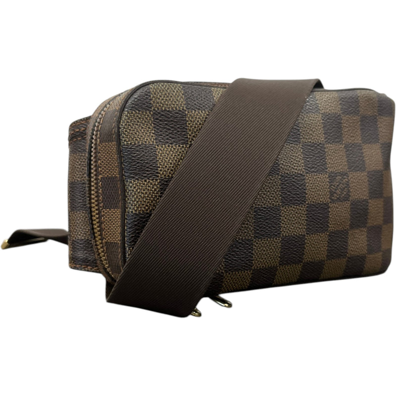 Men's Damier Ebène Geronimos Belt Bag Brown