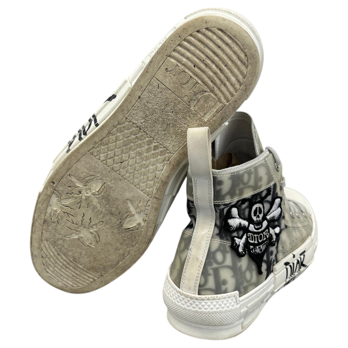 Men's x Shawn Stussy B23 High Trainers Grey Size UK 7.5 / EU 41.5 - Photo 10
