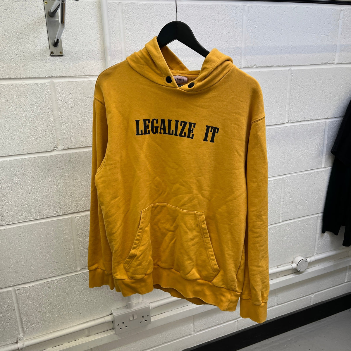 Men's Legalize It Hoodie Orange Size S - Photo 7