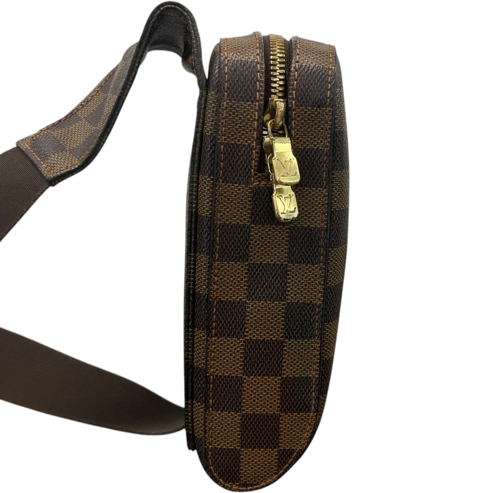 Men's Damier Ebène Geronimos Belt Bag Brown - Photo 6