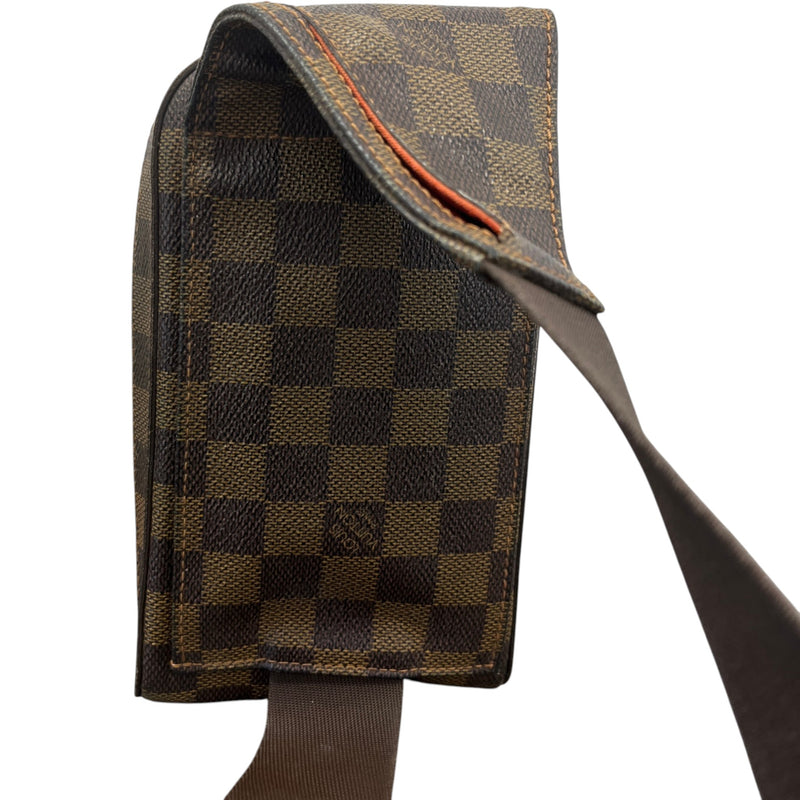 Men's Damier Ebène Geronimos Belt Bag Brown