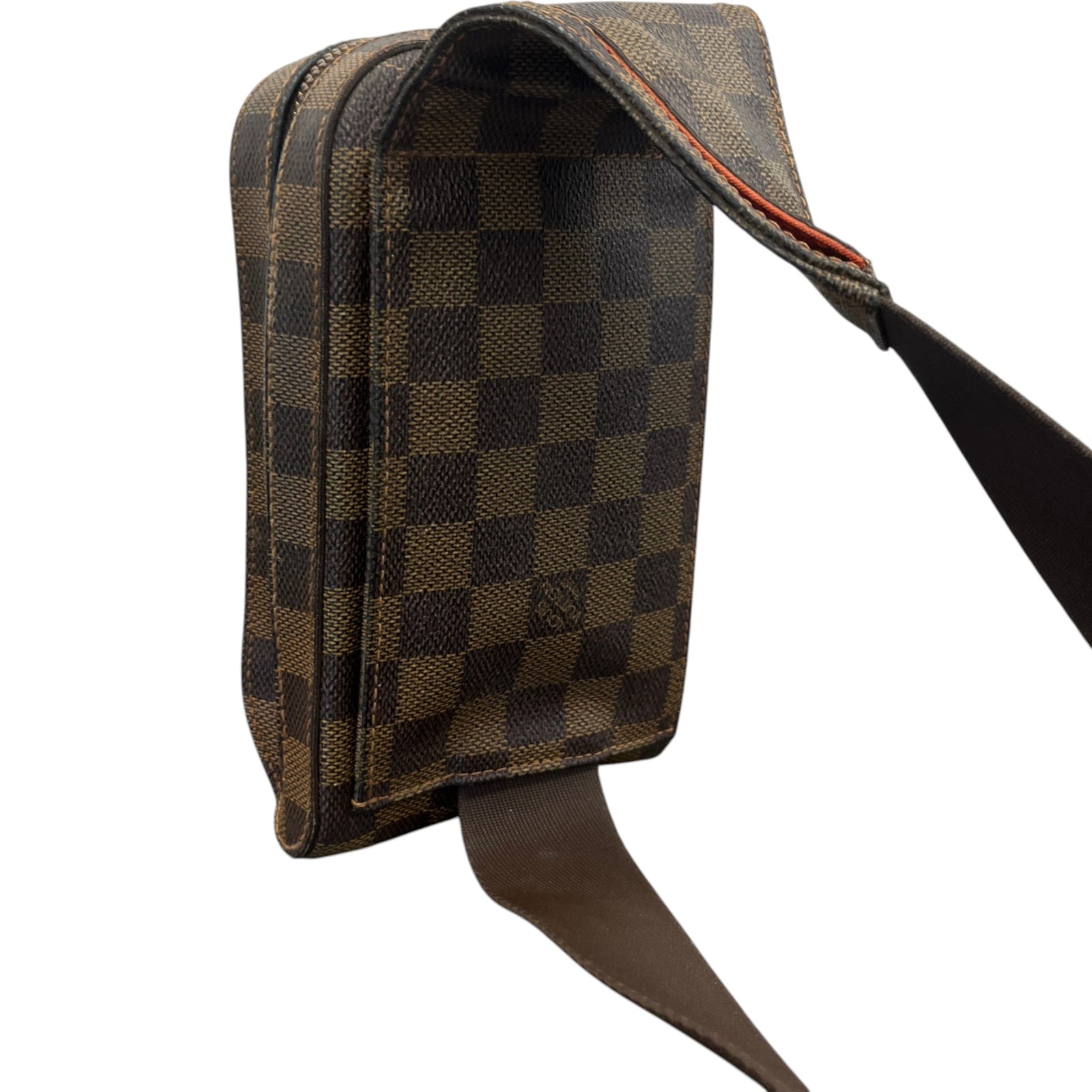 Men's Damier Ebène Geronimos Belt Bag Brown - Photo 9
