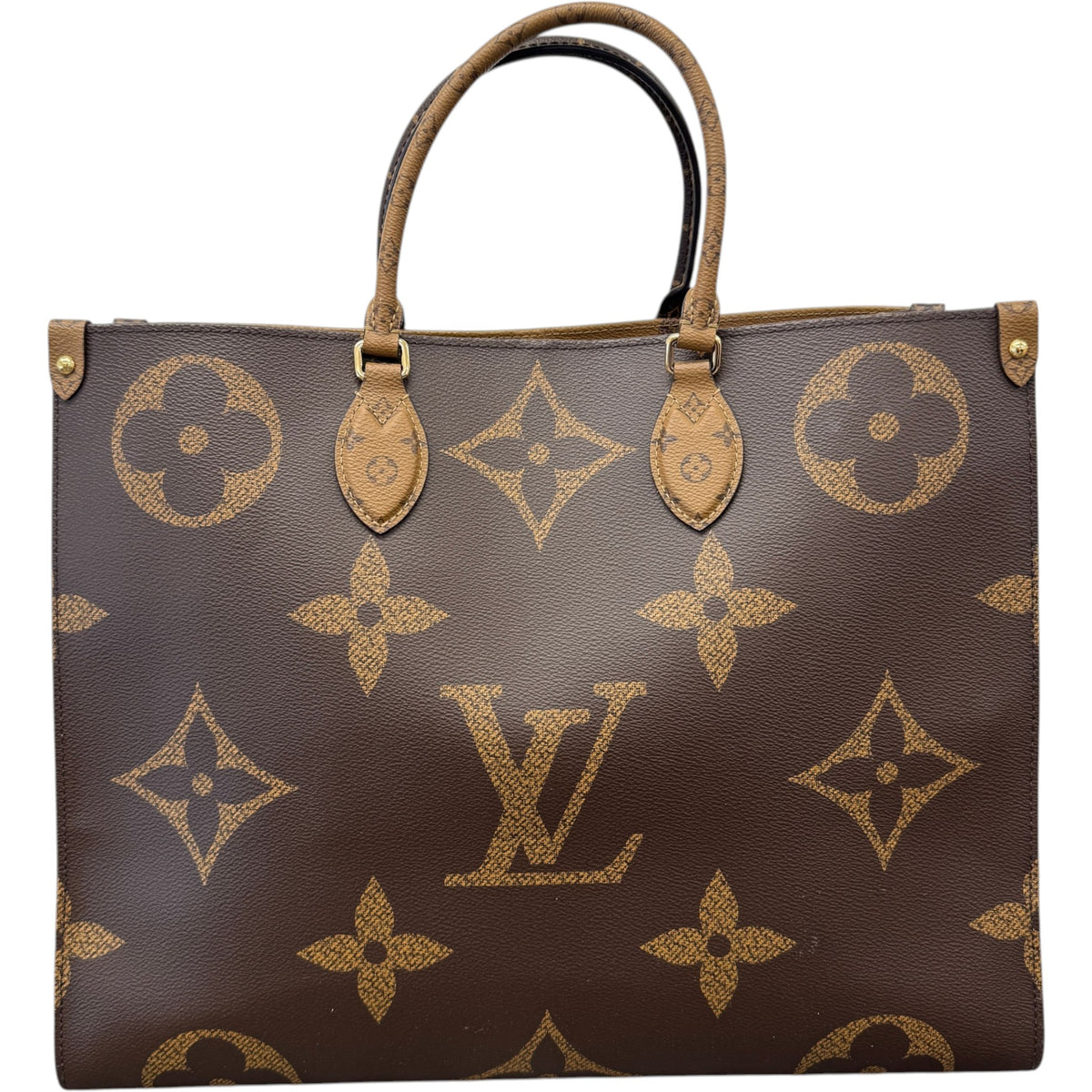 Women's Reverse Monogram OnTheGo GM Handbag Brown - Photo 1