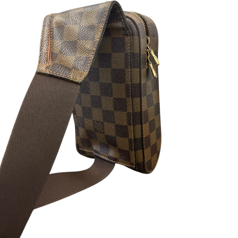 Men's Damier Ebène Geronimos Belt Bag Brown